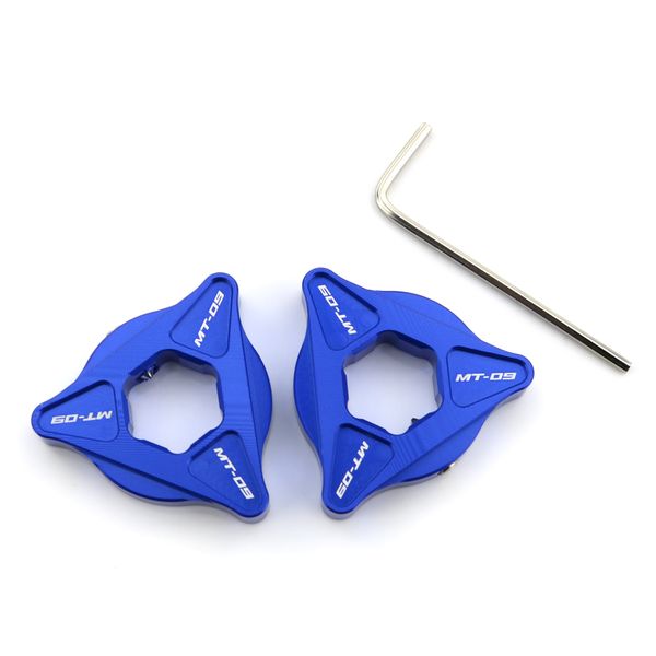 

for yamaha mt-09 / tracer 2014-2020 14mm motorcycle front fork preload adjuster hexagon design cnc aluminum alloy adjusters