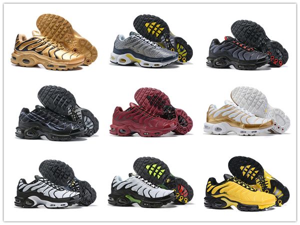 

2019 tn plus se men running shoes ultra triple black white og hyper blue total crimson deluxe mens trainer fashion sports sneakers runner