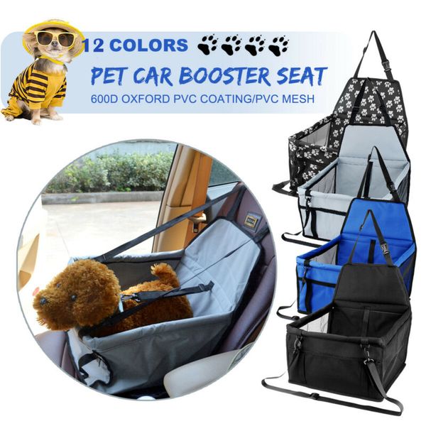 

faroot pet dog seat basket car van back rear protector floding travel washable bag box with safety lock car travel accessories