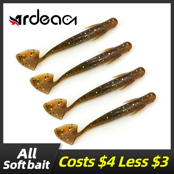 

ardea 10pcs soft silicone fishing lure worm bait wild stick lures worm lures soft tackle carp bass pesca trout winter bait