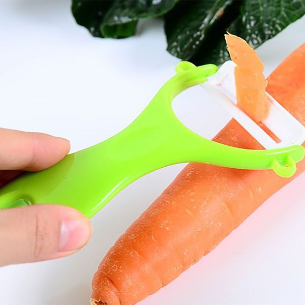 

creative ceramics parer cutter vegetable peeler kitchen tool fruit peeler melon planing ceramic peeling knife slicer cutter