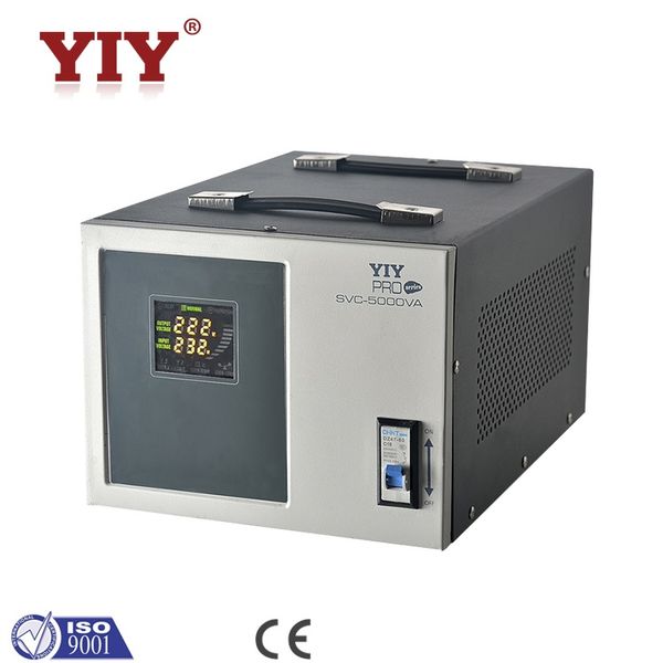 

pro-5000va yiy ac automatic voltage regulator stabilizer servo type/split phase/colorful display/factory direct sale/support customize