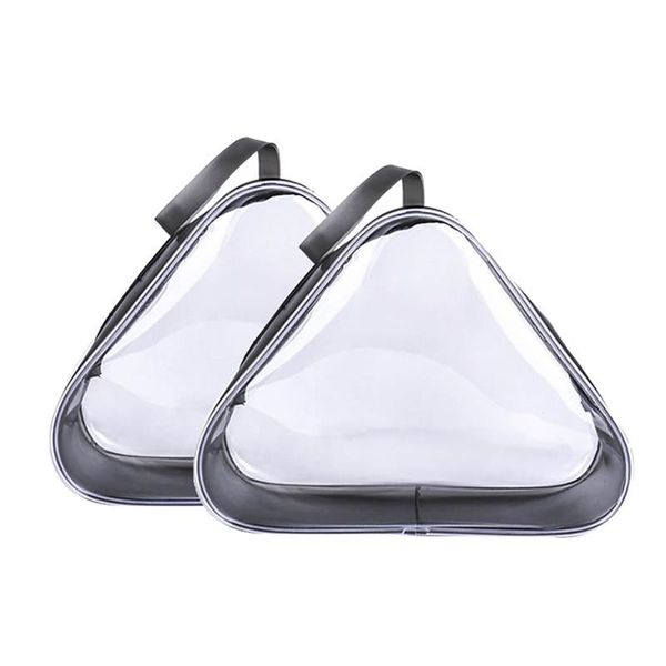 

2pcs splash proof ransparent pvc bags travel organizer clear makeup bag cosmetic bag case toiletry make up pouch wash bags