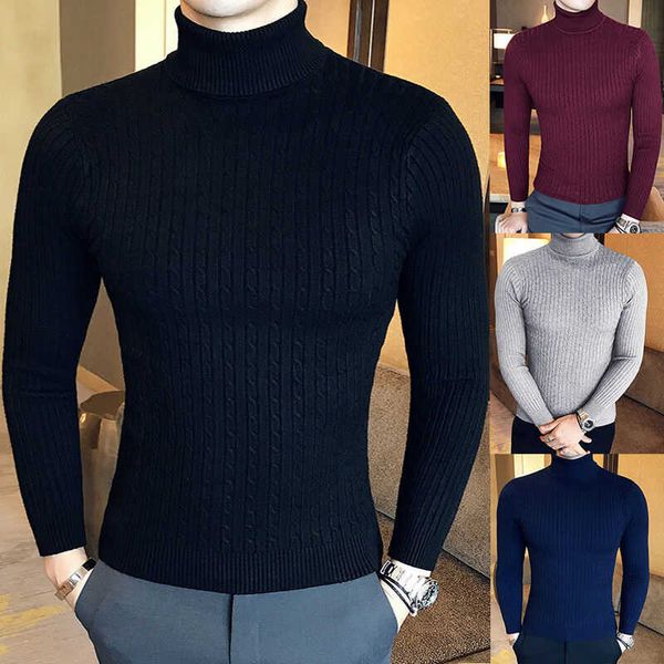 

pullover slim knitted lightweight men's knit fit turtleneck winter sweater cable, White;black