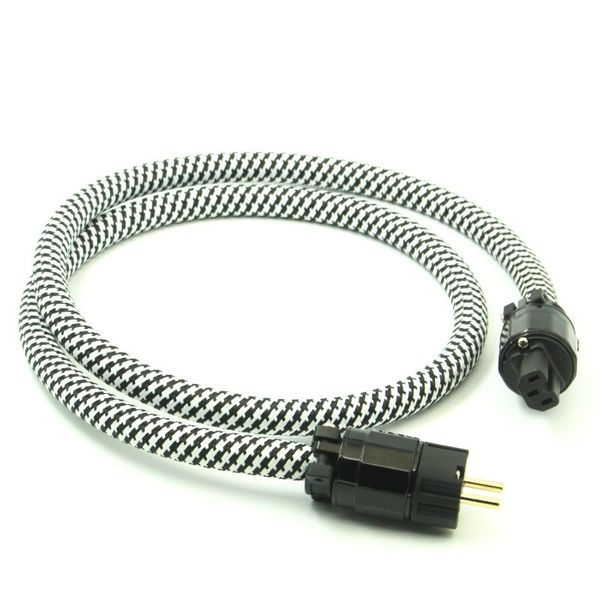 

fever ofc power cord us hifi power cable american standard audio cd amplifier amp eu plug power line