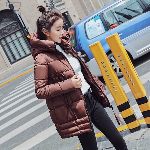 

women winter jacket female design autumn winter coat women jacket woman parkas down winter jacket new coat, Black