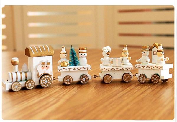 

2019 mini christmas wooden toys train christmas innovative gift kid toys for children gifts diecasts & toy vehicles