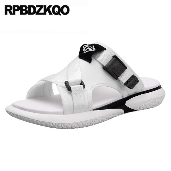 

waterproof designer nice slippers sneakers slides shoes open toe casual flat mens sandals 2018 summer outdoor white black men
