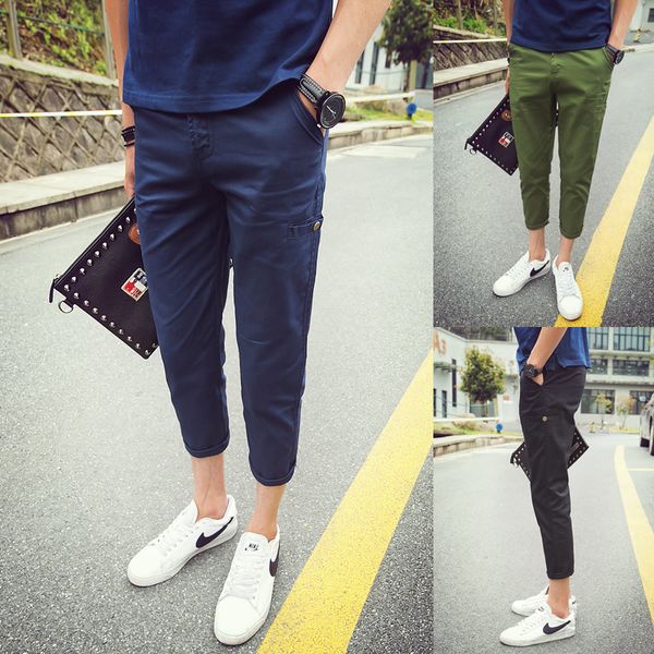 

street china online retailers a088-k131-p25 100% cotton new self-cultivation will code leisure time male bound feet pants, Black