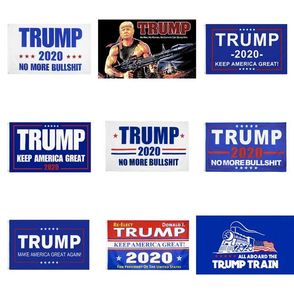 

donald john trump amercia flags 90*150cm polyester head metal grommet personality decortive trump banner flag 50 1pcs w95955 #207