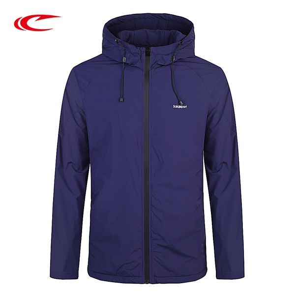 

saiqi 2019 men training windbreaker fashion slim fit jacket casual sporting plus size comfort sports coats 227545, Blue;black