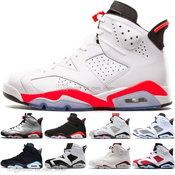 

new 2019 infrared bred 6 6s mens basketball shoes 3m reflective bugs bunny tinker hatfield oreo men sports sneakers designer trainers