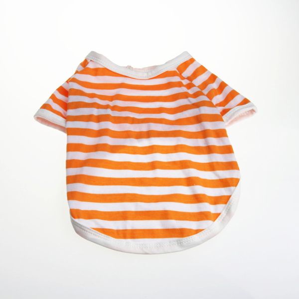 

cute pet puppy fashion striped small dog cat clothes vest t shirt apparel gifts