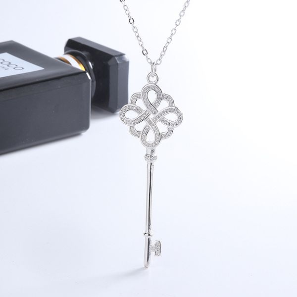 

Новый Подлинный Tiffany925 Серебряный Серебряный Игристое Ключ Кулон Бриллиантовое К