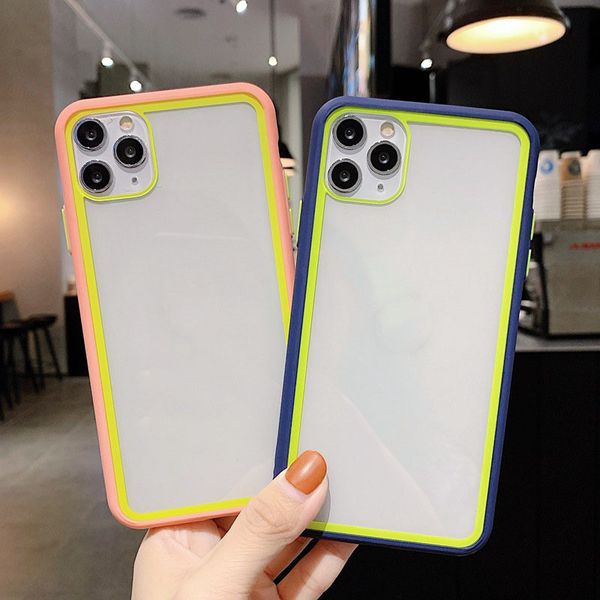 

shockproof soft silicone phone cases for iphone 11 pro x xr xs max 7 8 plus 11 case cover transparent protection back cover ing