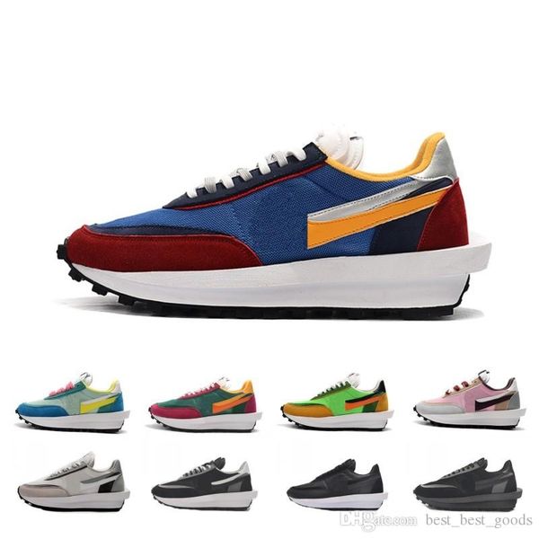 

2020 дешево sacai лдв лд вафельные мужчины женщины кроссовки черный белый серый сосна зеленый упоением университетский синий мужские кроссов