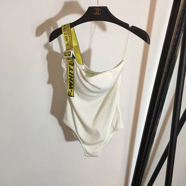 

Body uit new women black and white one houlder lingerie cat uit