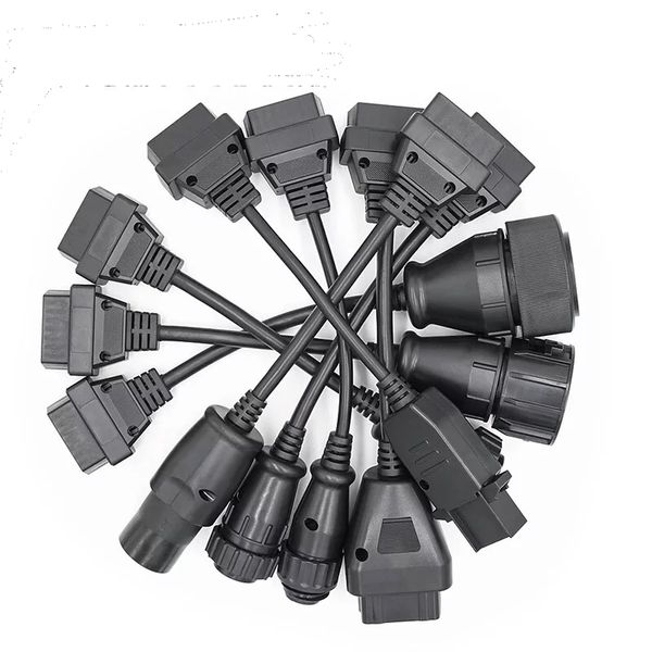 

full set 8 pcs truck cables obd2 diagnostic tool obd interface scanner connect cable for vd tcs for cdp pro plus