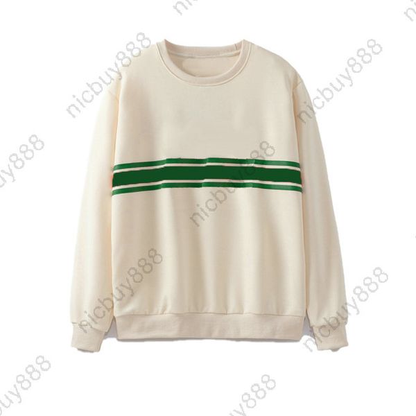 

2020 модельер одежда роскошных мужская осень махровая классические простой красный зеленый полосатого письмо печать толстовка пуловеры толст, Black