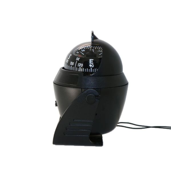 

pivoting nautical compass car marine guide ball with magnetic declination adjustment