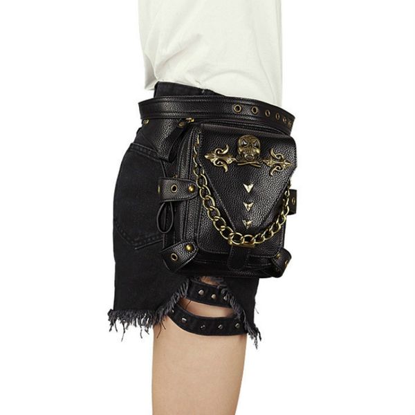 

new steampunk outdoor women's motorcycle small running bag crossbody bags for women