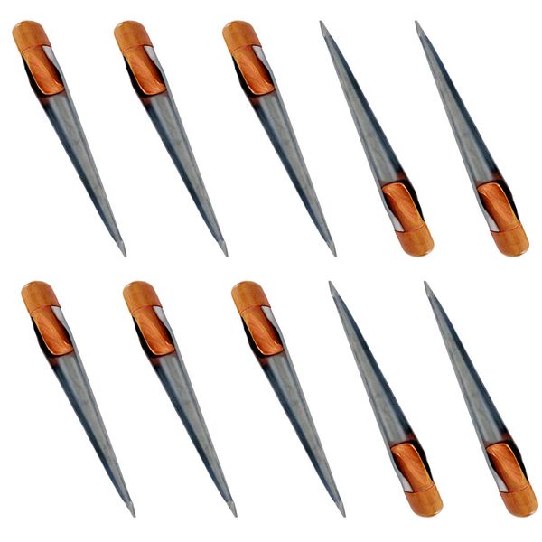 

10 pcs. stainless steel splicing splicing fids with wooden handle for ropes