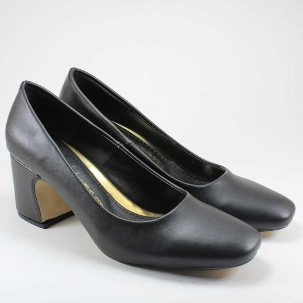 

modabuymus stubby nose black matte heeled women shoes pentorlx modabuymus