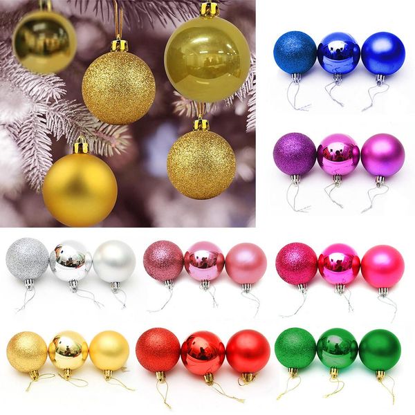 

24pcs/box 4cm christmas tree ball baubles party ornament home bedroom gift decoration
