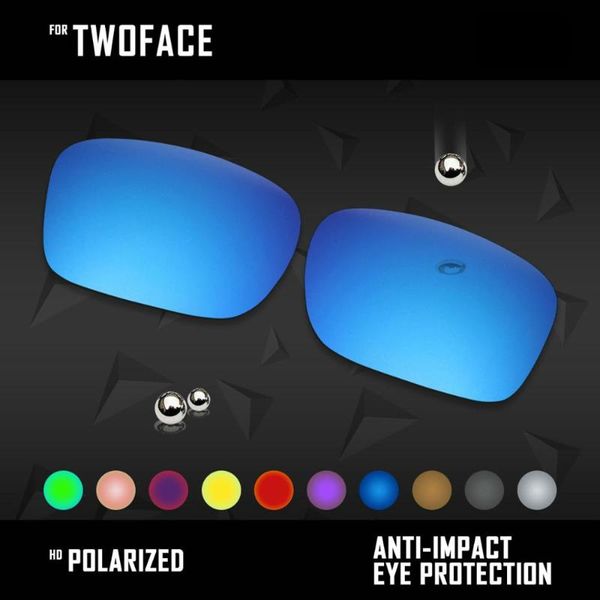 

oowlit lenses replacements for twoface oo9189 sunglasses polarized - multi colors