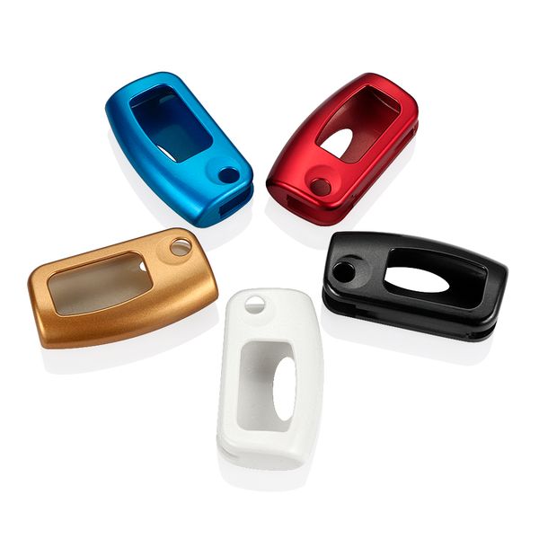 

For Ford Focus 2 MK2 New Fiesta Mk7 Ecosport ABS Paint Car Smart Protection Cover Case Auto Folded Key Shell Accessories C19011001