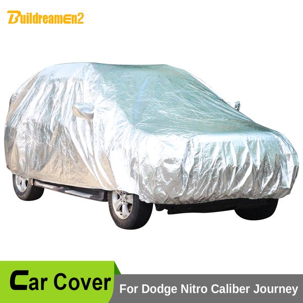 

buildreamen2 outdoor car cover anti-uv sun snow rain hail dust protection waterproof car cover for dodge nitro caliber journey