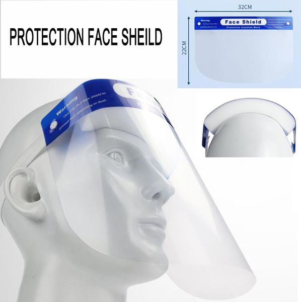 

full face transparent protective mask, anti fog, anti foam, pet isolation mask multi-function spray proof protection face sheild mask
