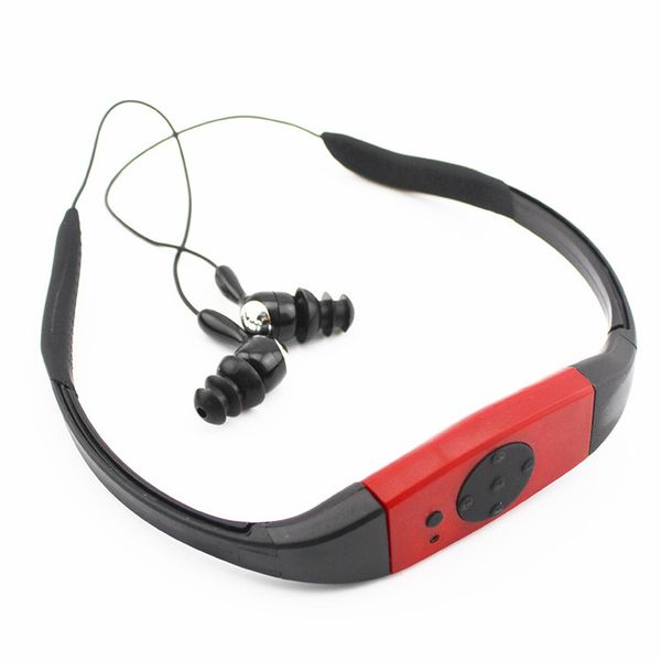 

new water proof 4g 4gb waterproof fm radio mp3 music player for swimming surfing spa watersports diving ipx8