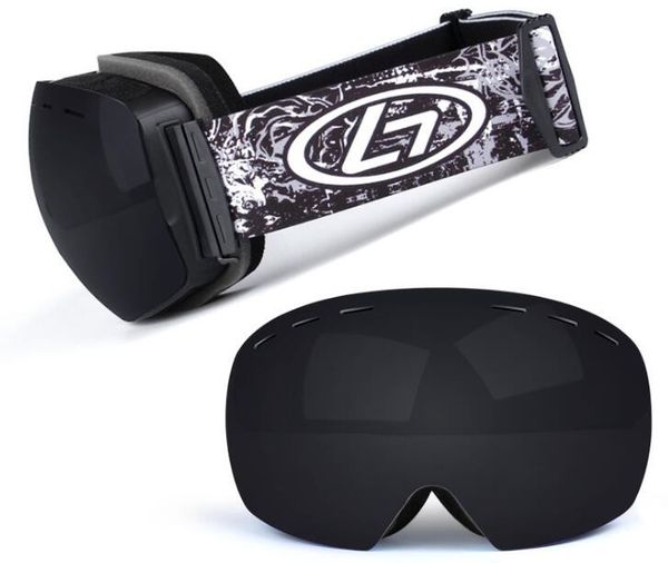 

ski goggles double layers uv400 anti-fog big ski mask glasses skiing men women snow snowboard goggles