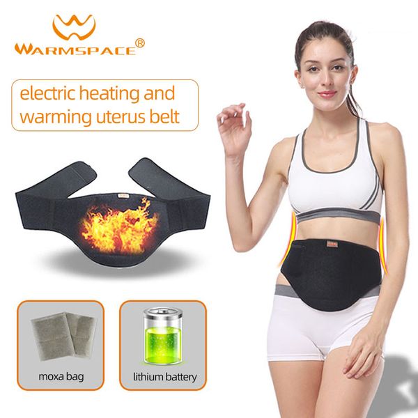 

motorcycle waist heating electric heating belt special for women with rechargeable safe lithium battery temperature adjustment, Black