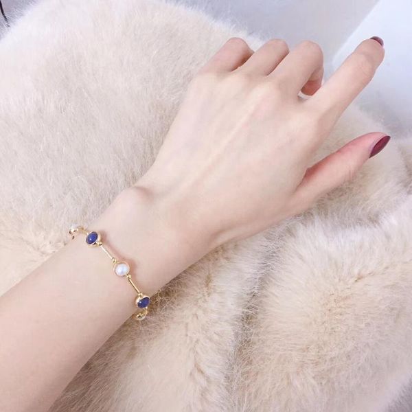 

butterfly home new style fashion lucky cat's eye stone pearl bracelets explicit elegant white adjustable ymss23h23hi, Silver