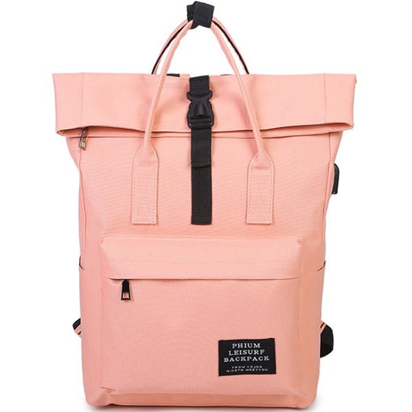 

women backpack usb charging nylon backpacks school bags for teenagers girl mochila feminina students satchel fashion