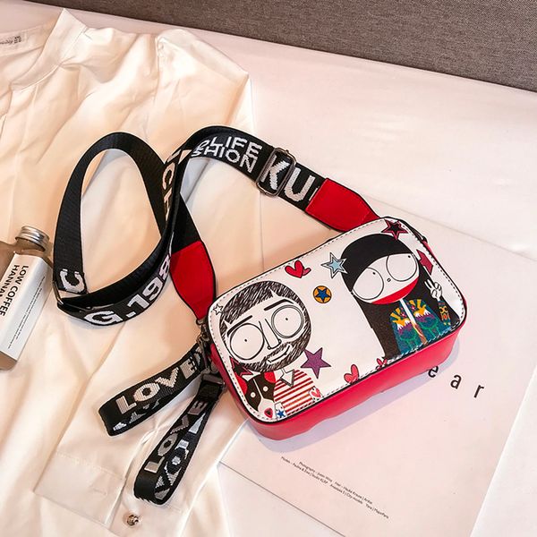 

shoulder bags for women 2019 ladies wild messenger bag fashion one-shoulder small square bag crossbody brand designer