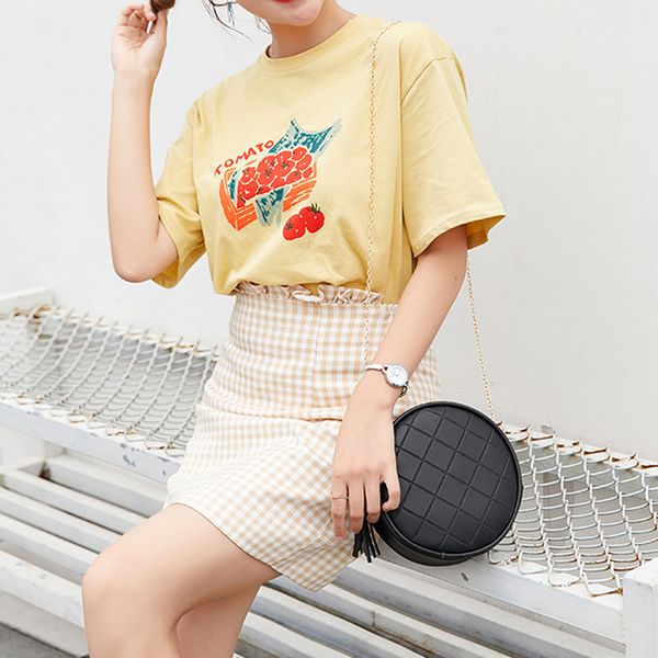 

fashion wild women handbag out shoulder bag tote ladies purse bags round package shoulder bag small chain