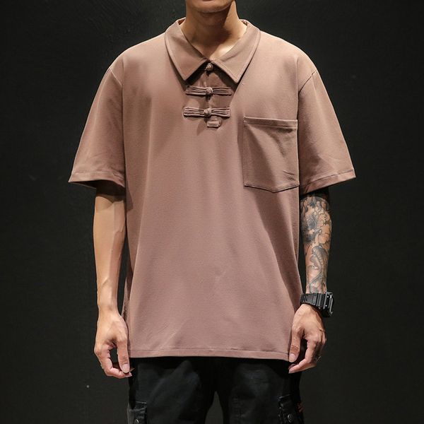 

men's summer casual vintage style patchwork lapel short sleeve t-shirt cotton tshirt men casual fitness men t shirt 5.22, White;black