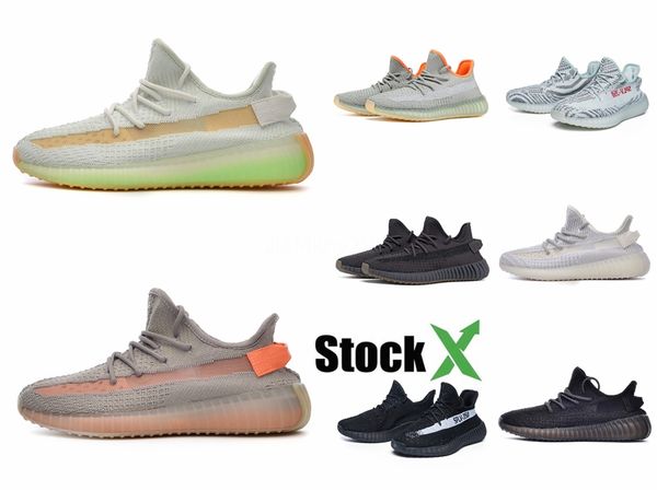 

2020 kanye west inertia v2 wave runner vanta static geode mauve og solid grey designer men women running shoes sports sneakers #qa806