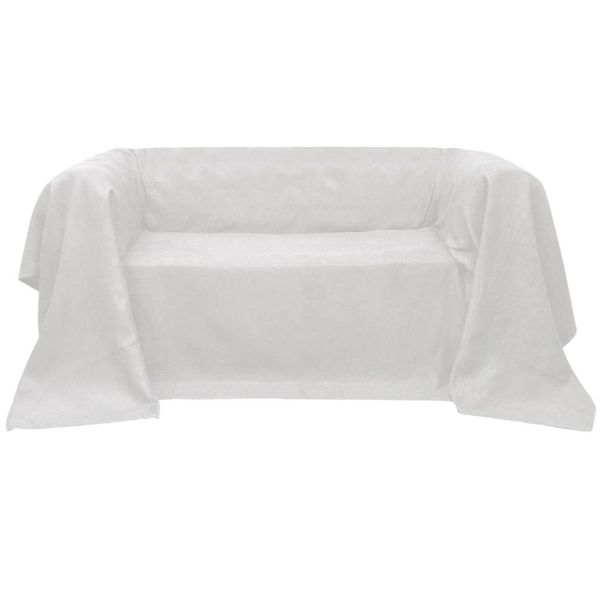 

micro-замша диван throw покрывало крем 270 x 350 cm другие домашний текстиль
