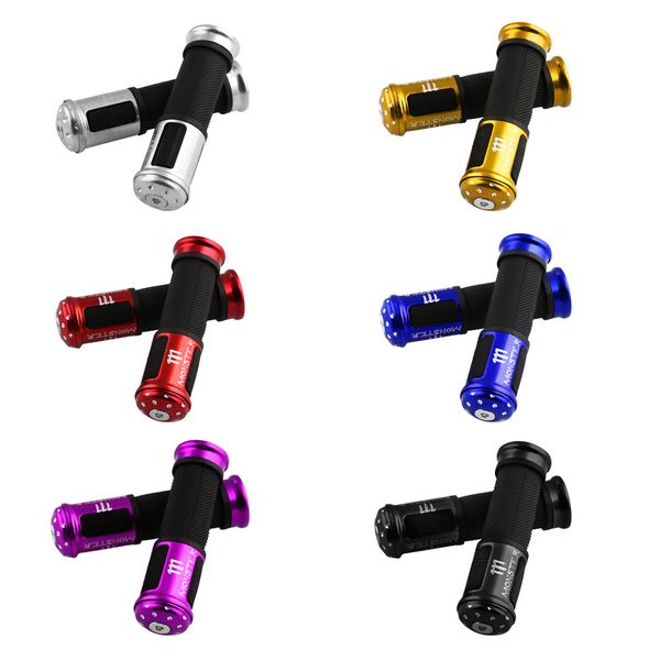 

carchet 2pcs motorcycle handlebar grips motor accessories left and right bike hand grip bars for motorcycle left 22mm right 25mm