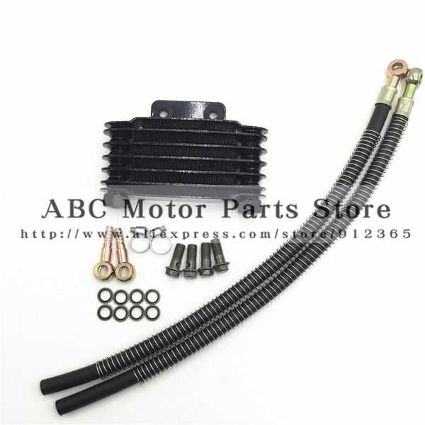 

small oil cooler radiator dirt pit bike monkey racing motorcyle high performance refit accessories kayo bse chinese 110 125cc