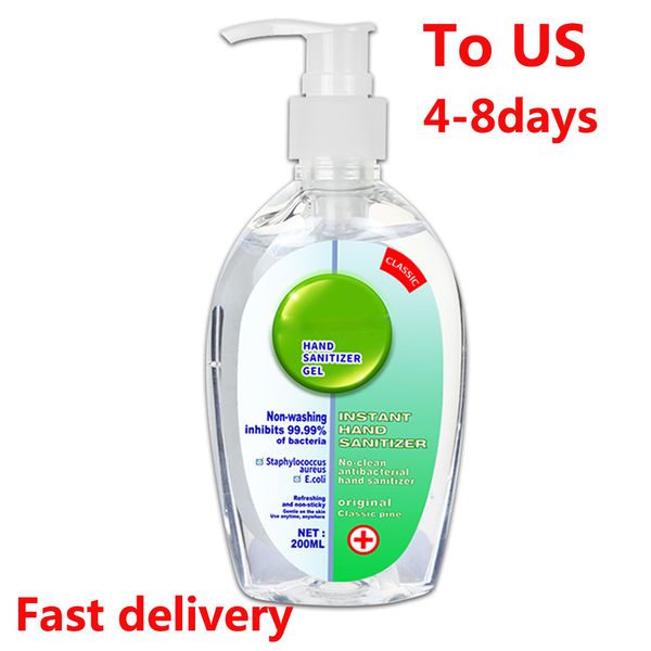 

запас 50 мл 100 мл 200 мл 236 мл 300 мл гель дезинфицирующее средство для рук 75% антибактериальный гель спирт дезинфекция рук стерилизация