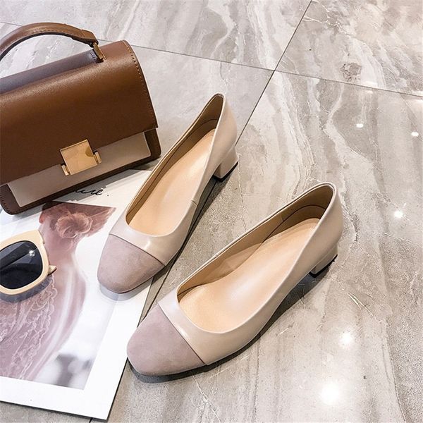 

designer new luxury ladies classic fashion casual small pointed 5.5cm high heels 35 yards to 40 yards, Black