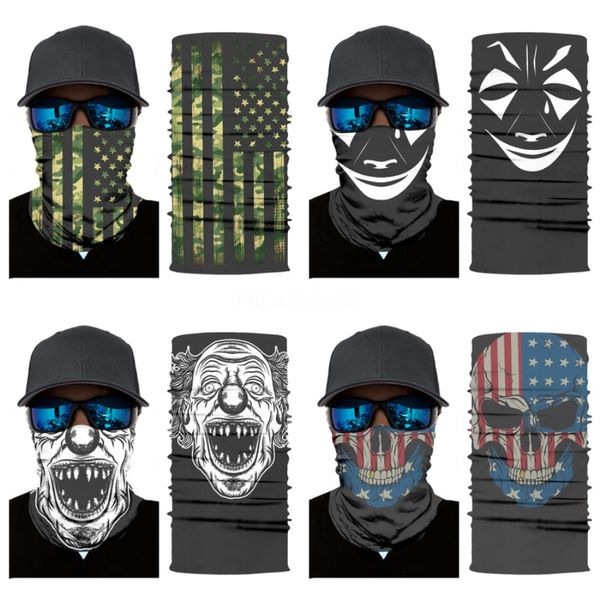

summer outdoor riding face masks men and women sunscreen magic ice skull scarf bicycle equipment trigonometric towel 7 5xq ww#275, Blue;black