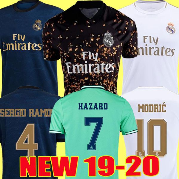 

мужчины + дети трикотажных изделий футбола реал мадрид 19 20 опасность jovic isco camiseta де futbol 2019 2020 виниции rodrygo менди bale zi, Black;yellow