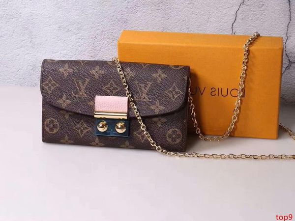 

n61273 new croisette wallet fashion chain shoulder bags evening clutch wallet bag hobo handbags handles boston cross body messenger