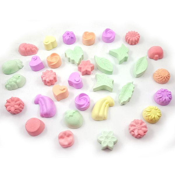 

flower fruit shaped minerals molar stone pet animal chew toys for chinchilla / hamster/parrot